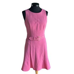 White House Black Market Pink A-Line Dress